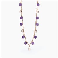 Collana Mabina Donna VIVA LA VIDA in Argento Ametista 553525 - 553525